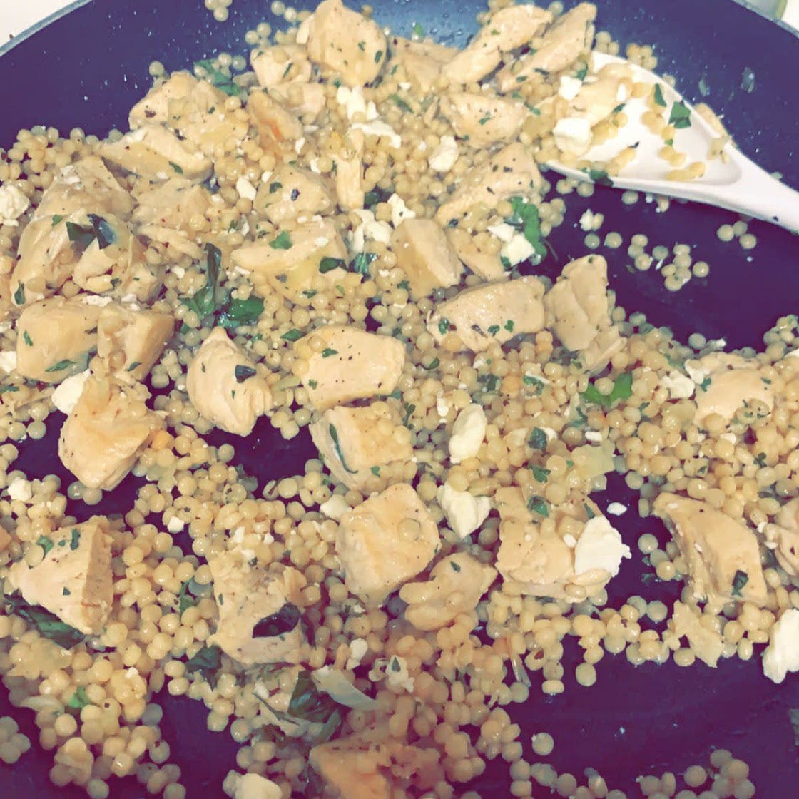 Couscous with Tomatoes and Feta