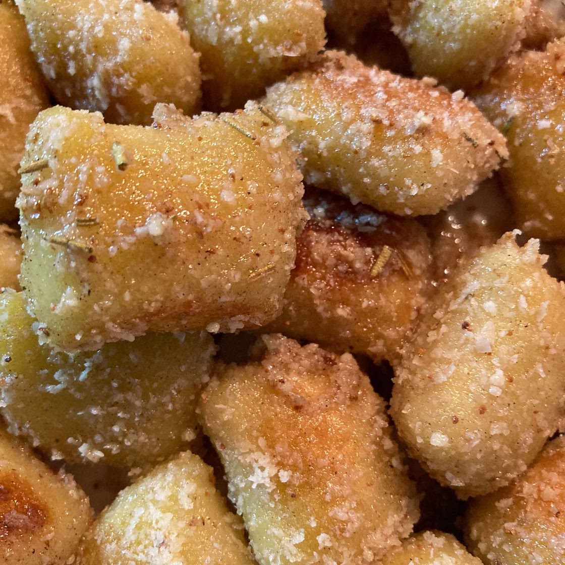 Brown Butter Garlic Fried Gnocchi