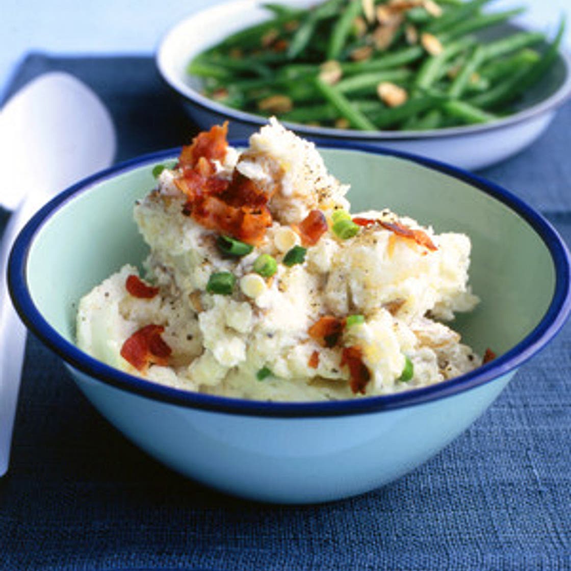 Potato Salad with Sour Cream and Scallions