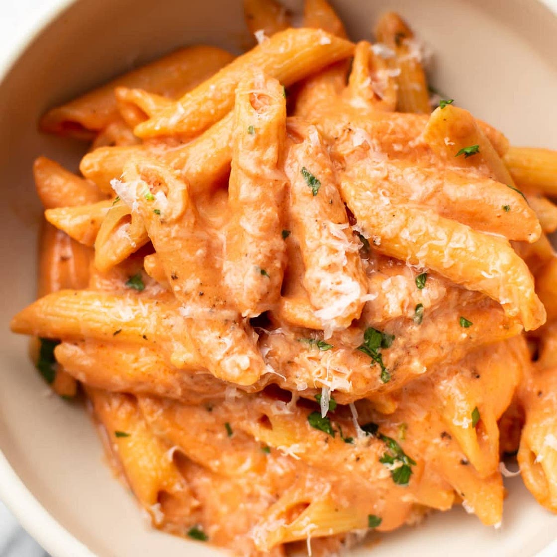 Creamy Tomato Penne Pasta