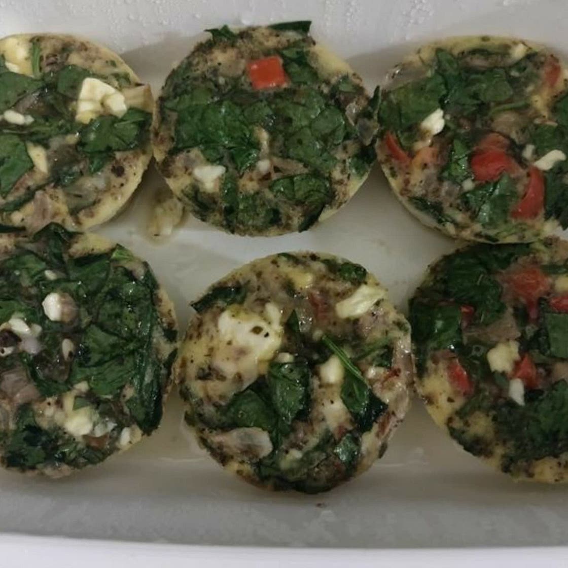 Muffin-Tin Omelets with Feta & Peppers