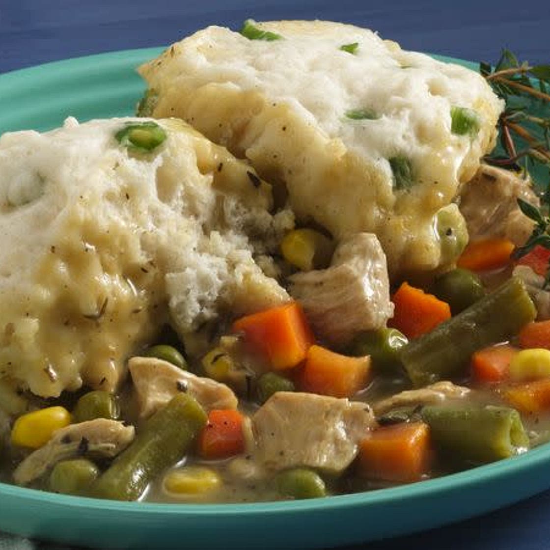 Savory Chicken Stew and Dumplings (Cooking for 2)
