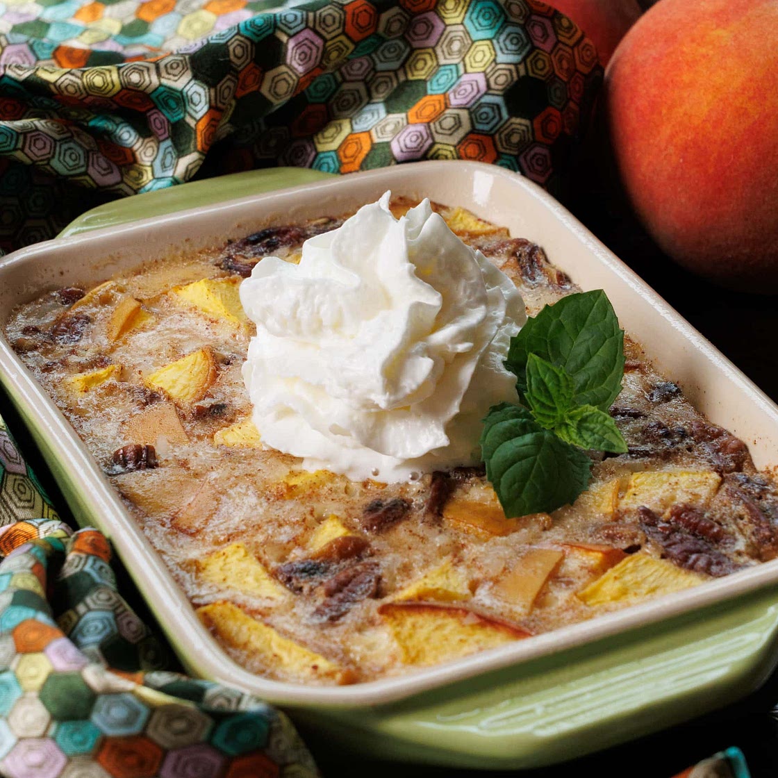 Mini Peaches And Cream Rice Pudding