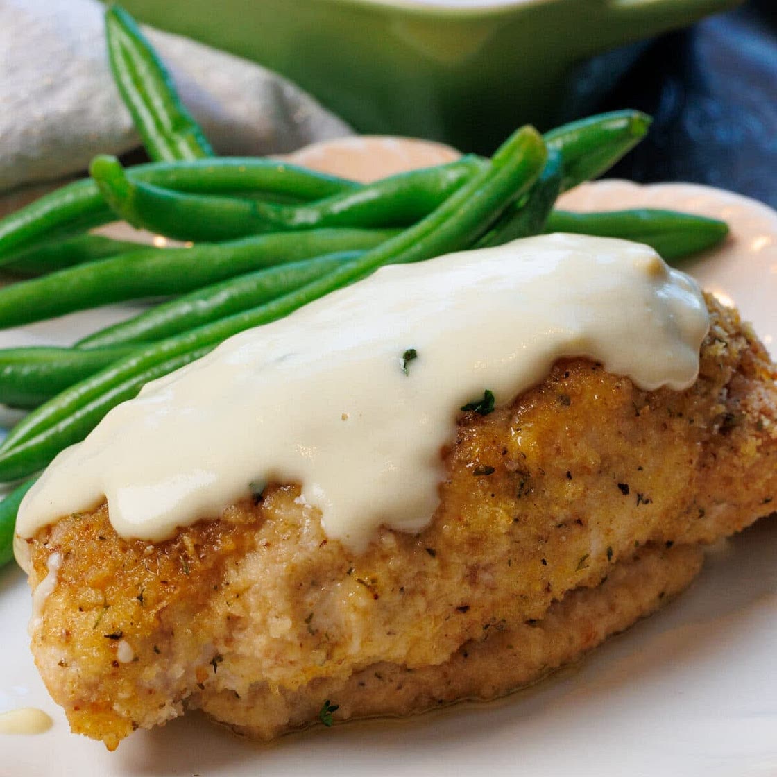 Chicken Cordon Bleu For One