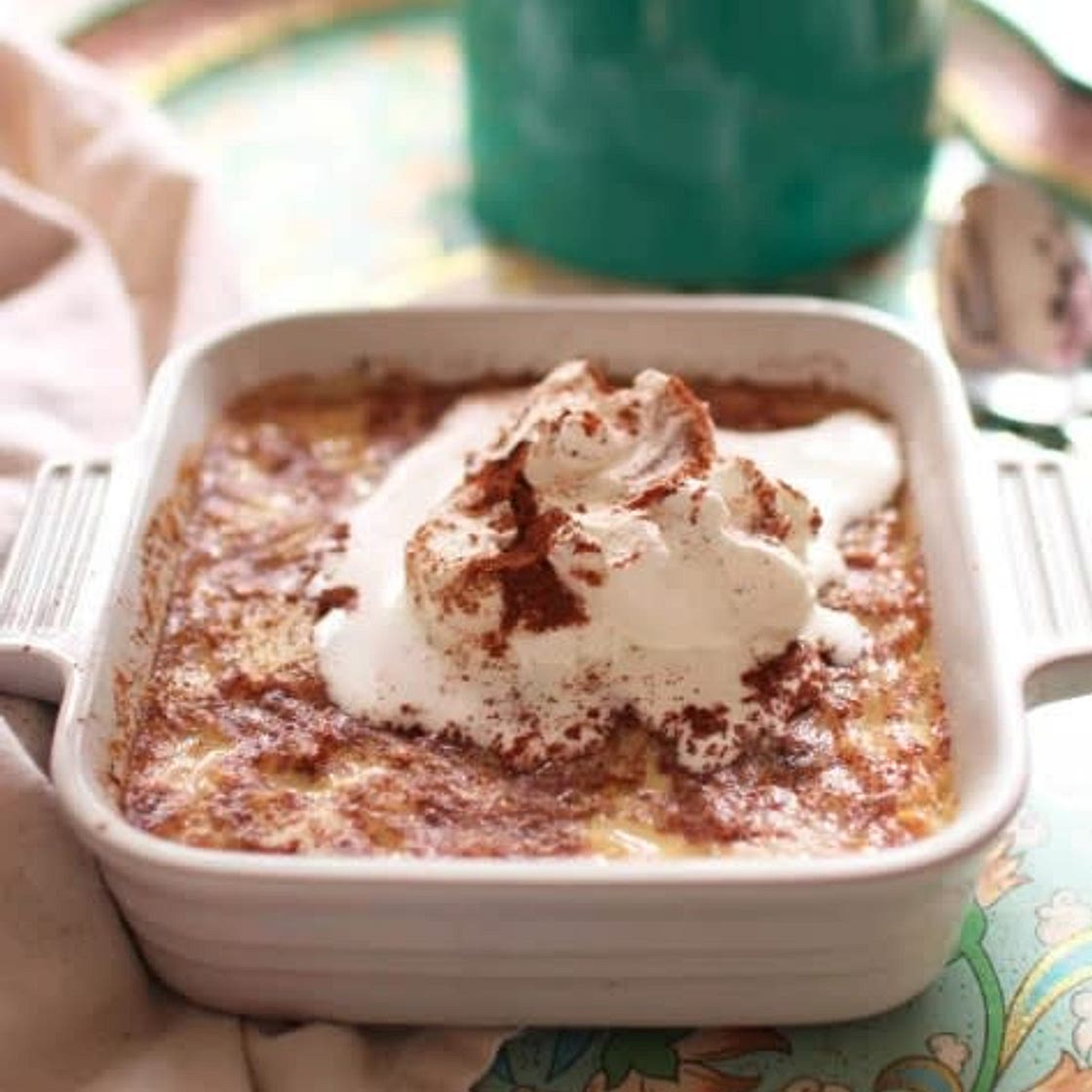 Homemade Rice Pudding For One