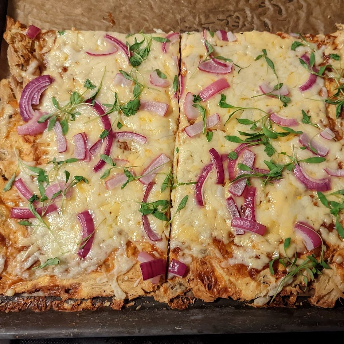BBQ Chicken Crust Pizza