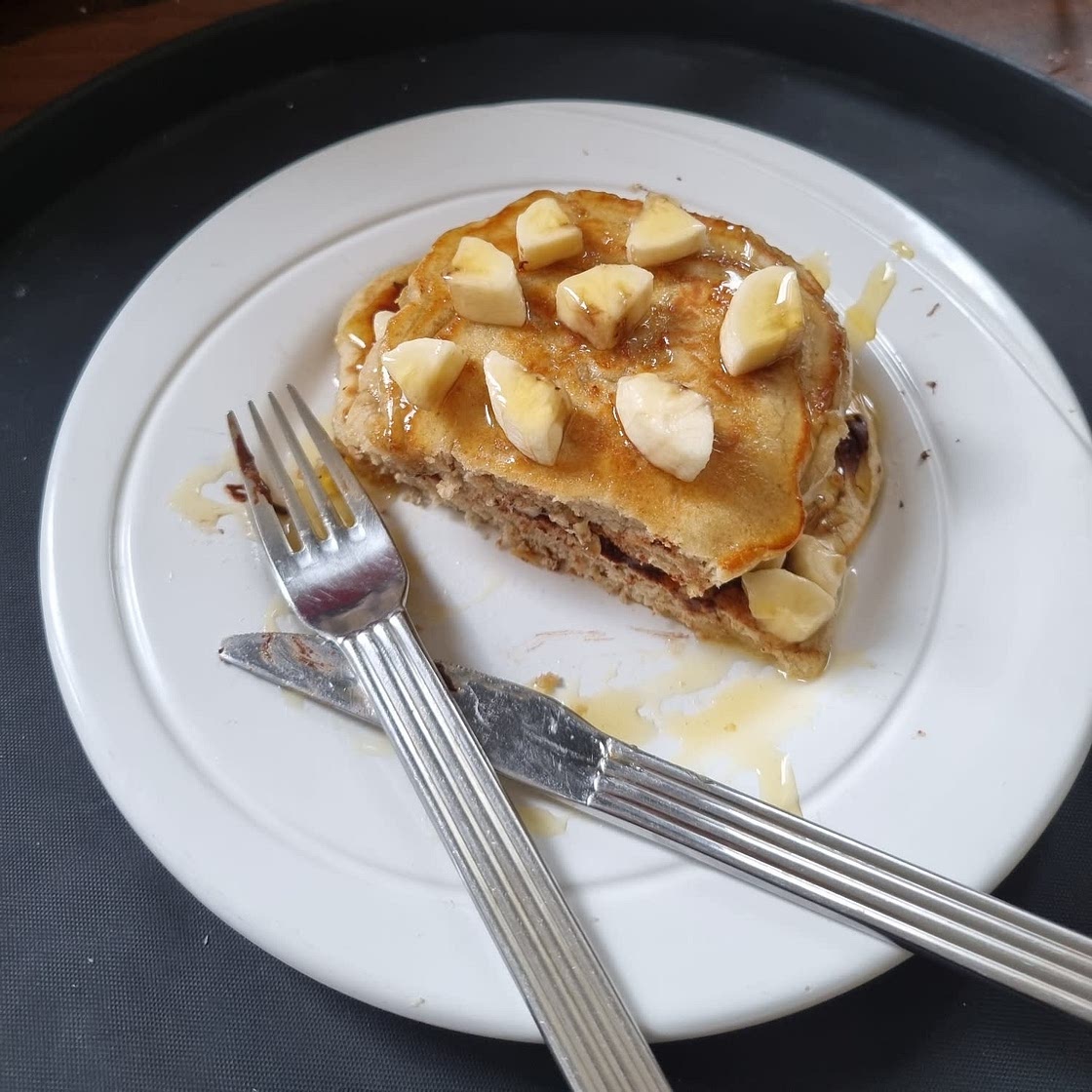 Almond Flour Banana Pancakes