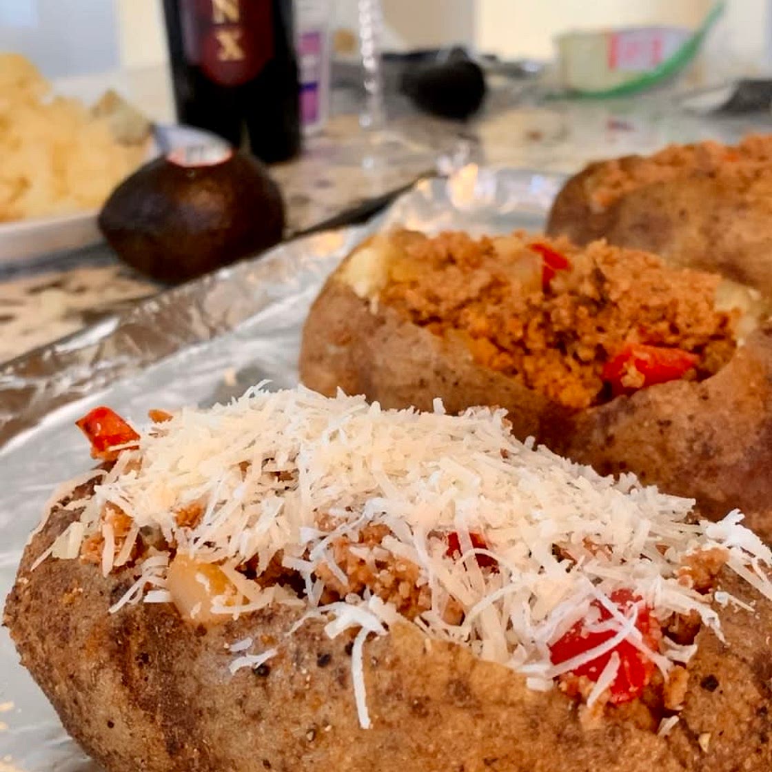 Taco Stuffed Potato
