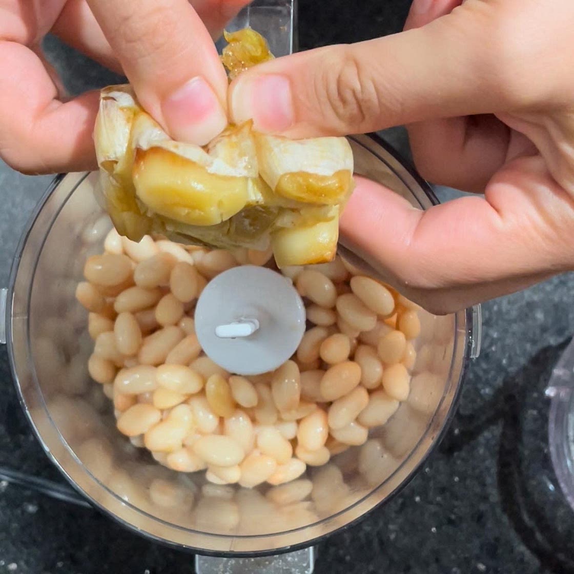 *EASY* White Bean Dip with Roasted Garlic and Feta — Bottomless Chef