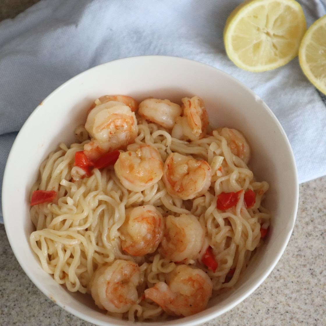 Shrimp Scampi Ramen