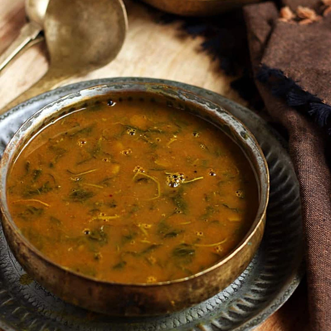 Keerai(Spinach) Sambhar