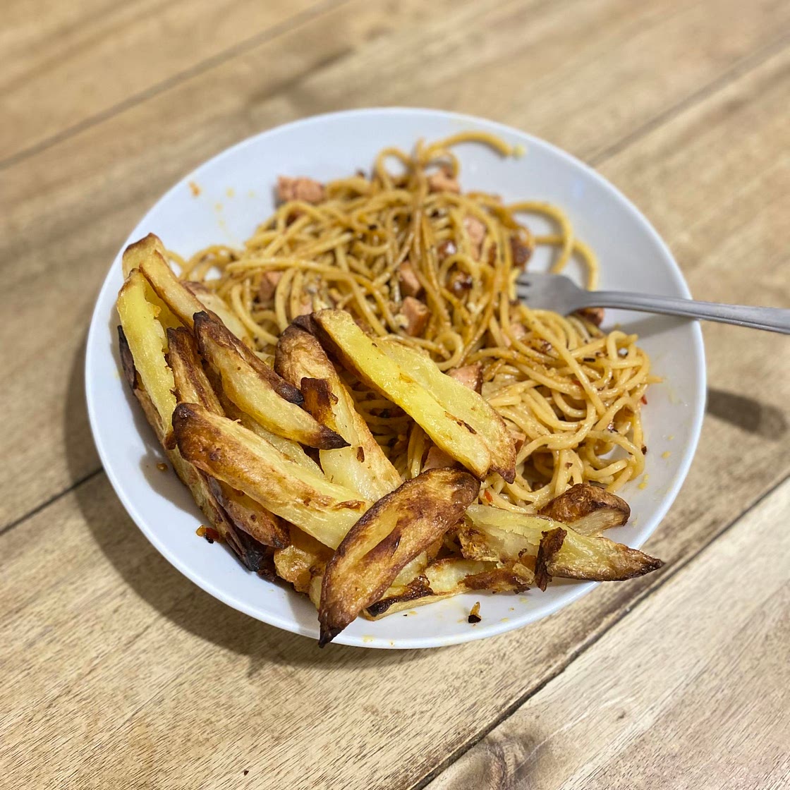 Spicy Sausage Noodles