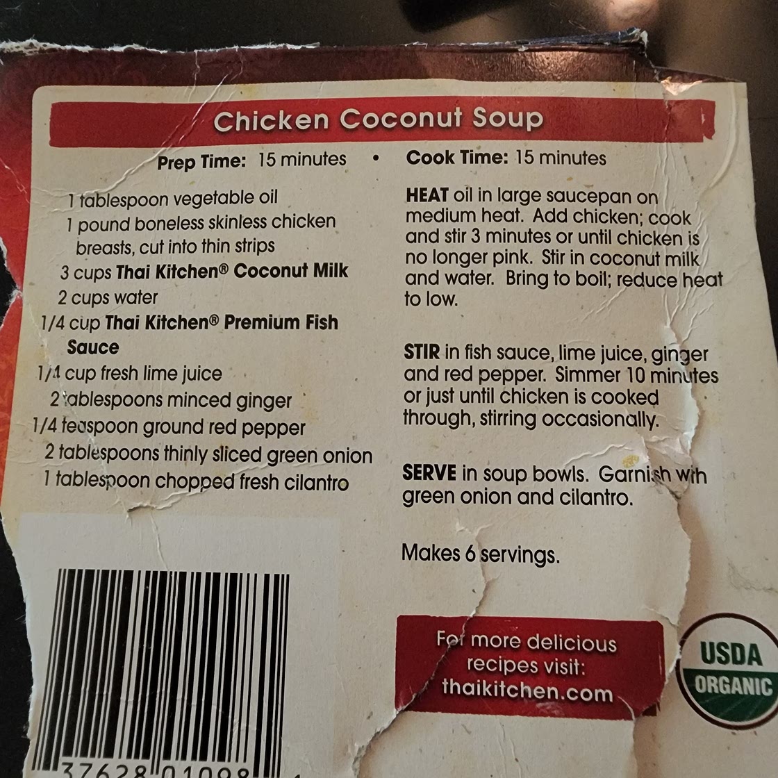 Chicken Coconut Soup