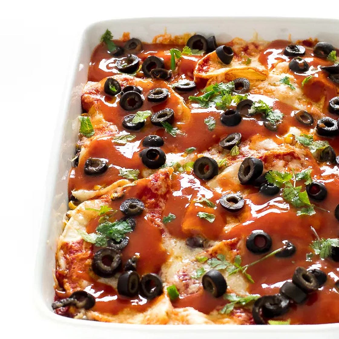 Vegetarian Enchilada Casserole