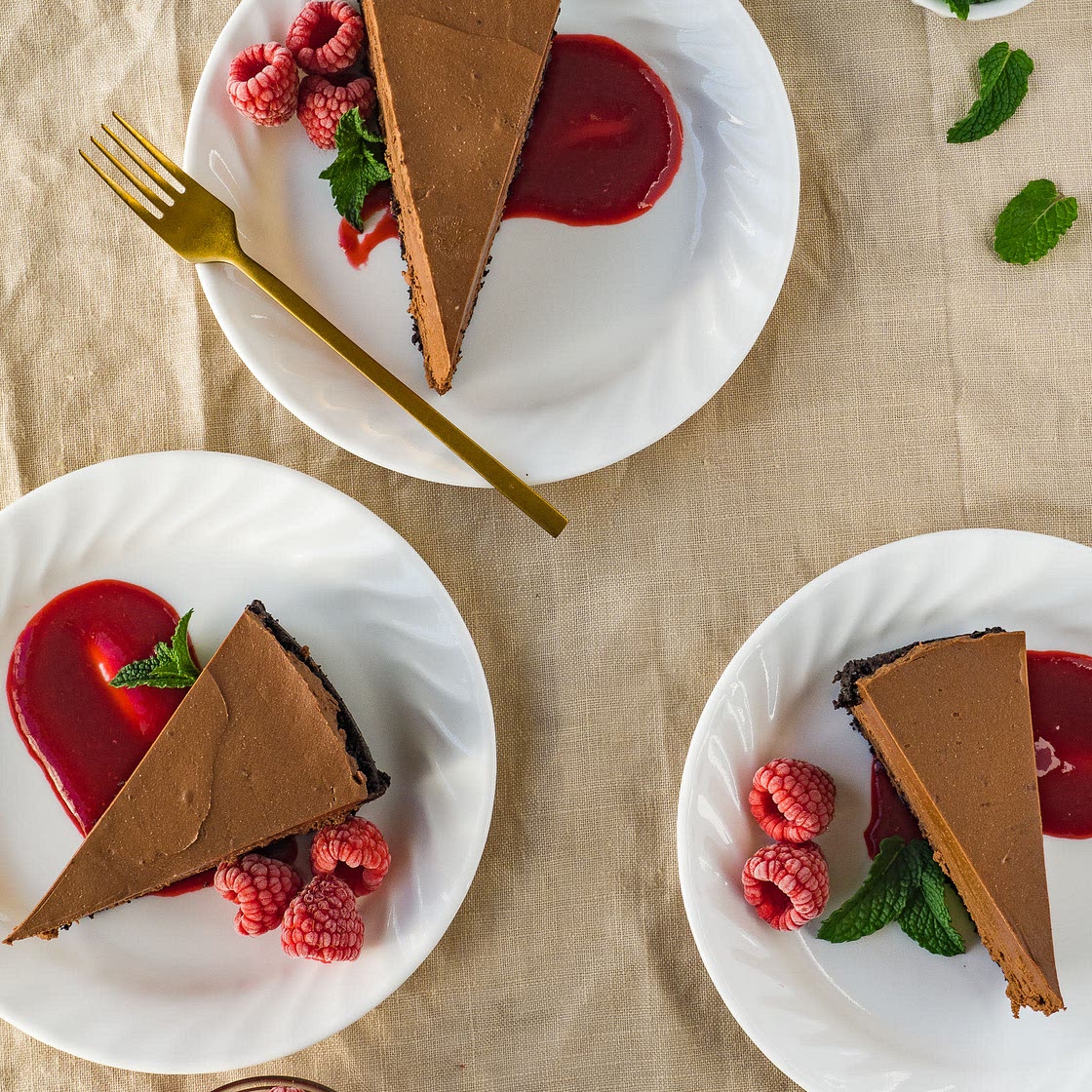 No-bake Chocolate Cheesecake