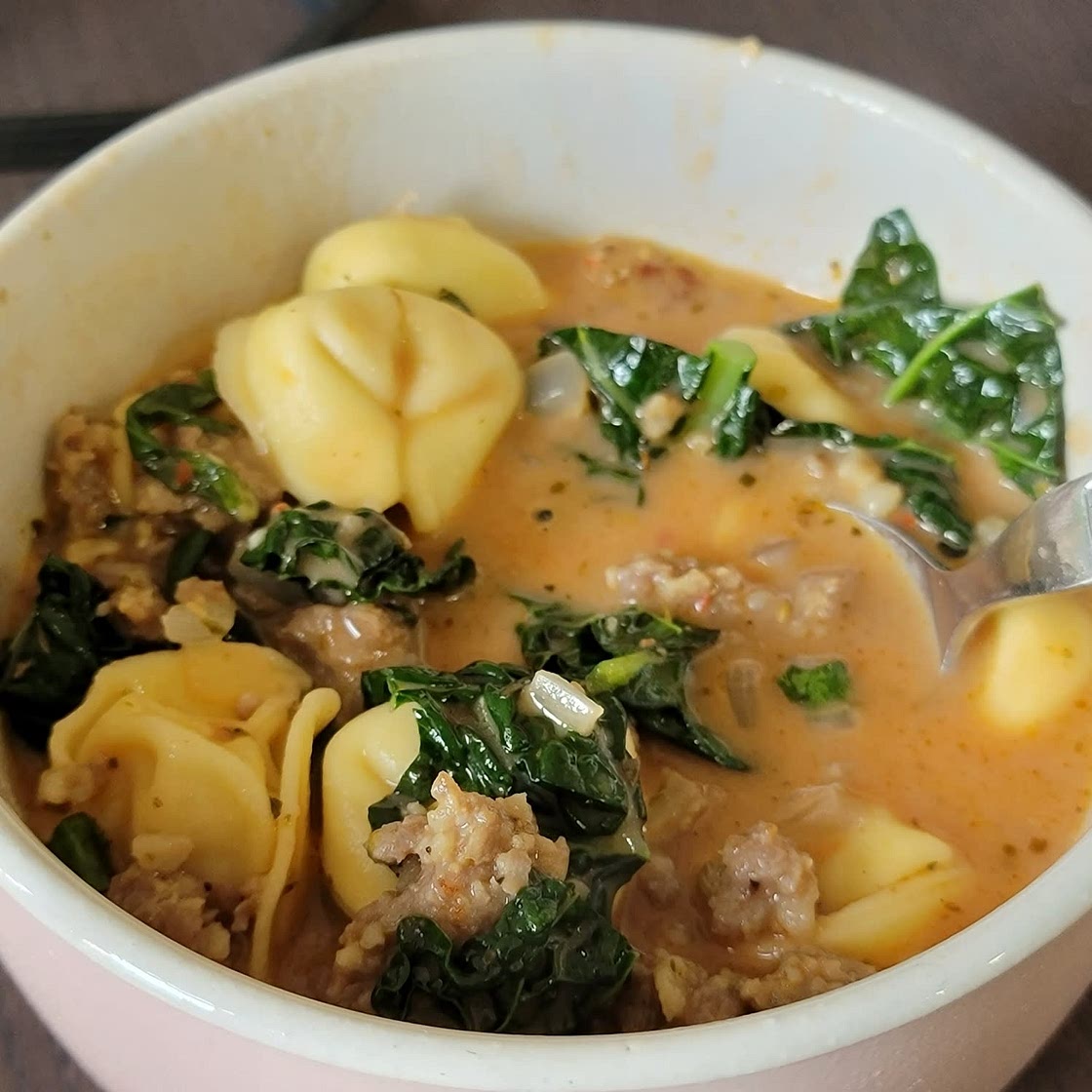 Creamy Tortellini Soup