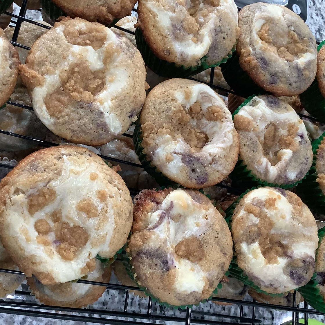 Blueberry Cream Cheese Muffins