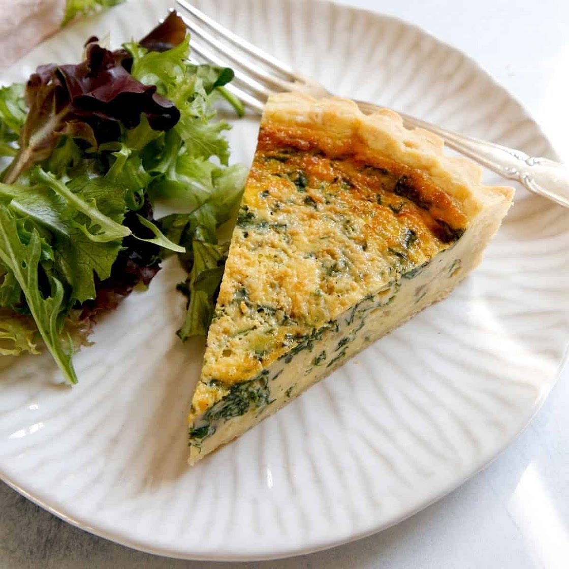 Beth's Foolproof Spinach Quiche Recipe