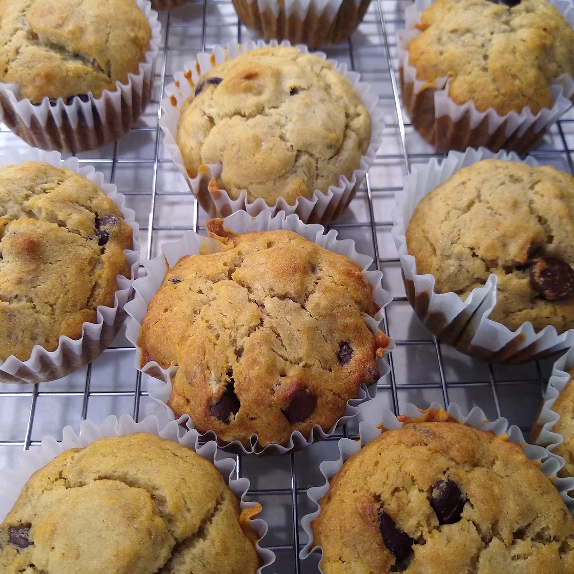 Banana Chocolate Chip Muffins GFDF