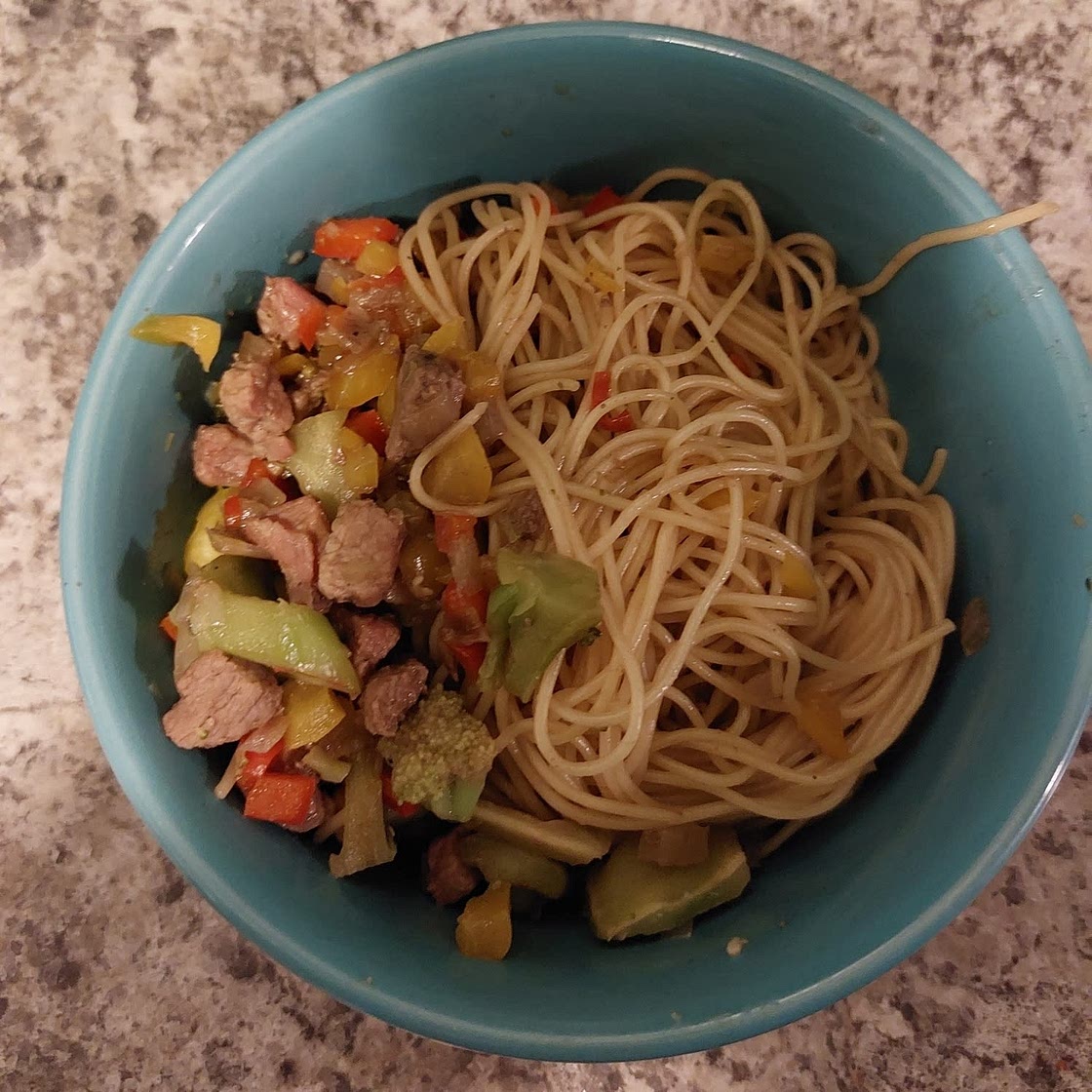 Beef Teriyaki Noodle Stir-Fry