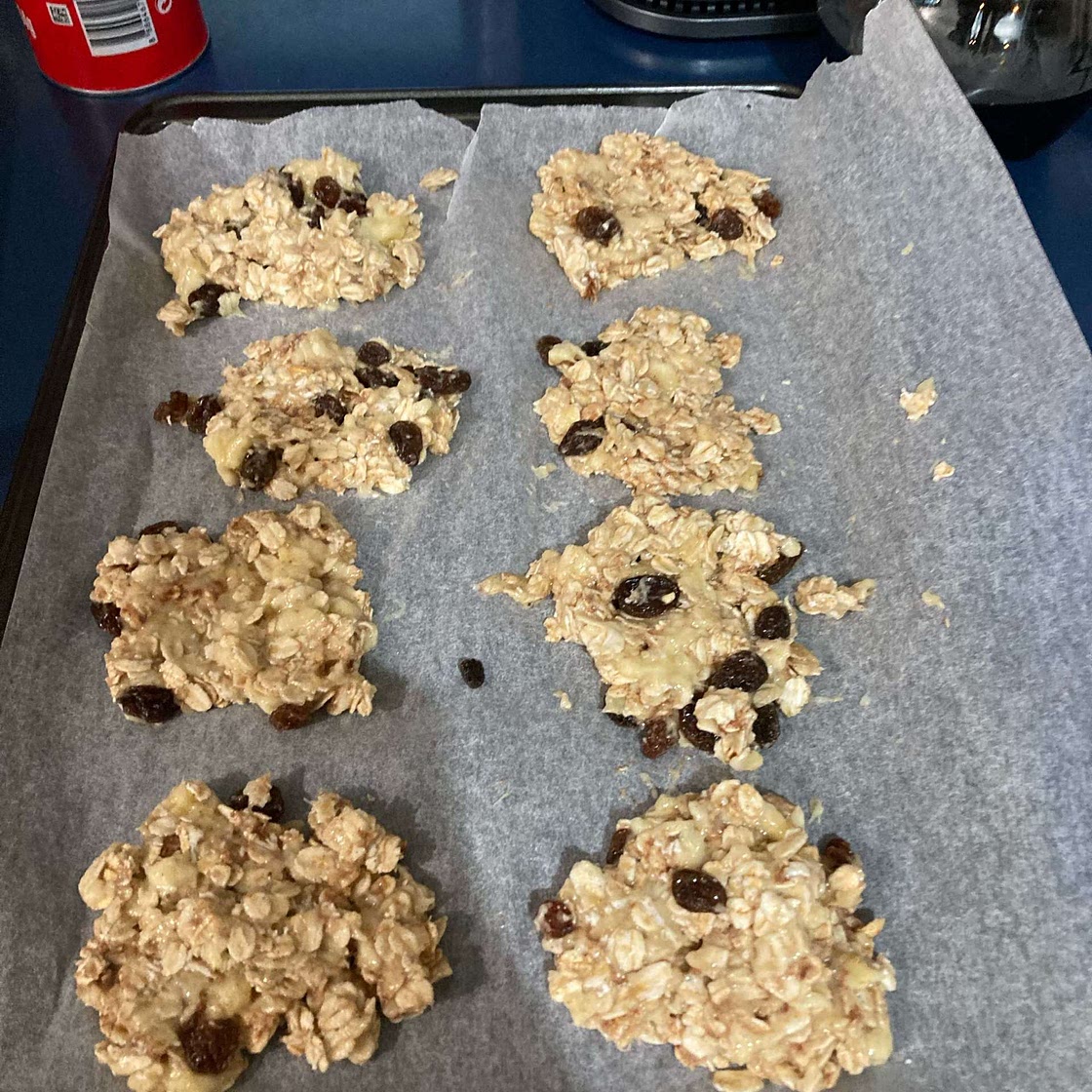 Banana Oat Breakfast Cookies