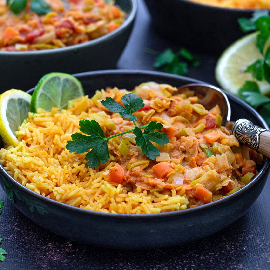 Dahl de lentilles corail et légumes d'hiver (extrait de mon e-book) - Amandine Cooking