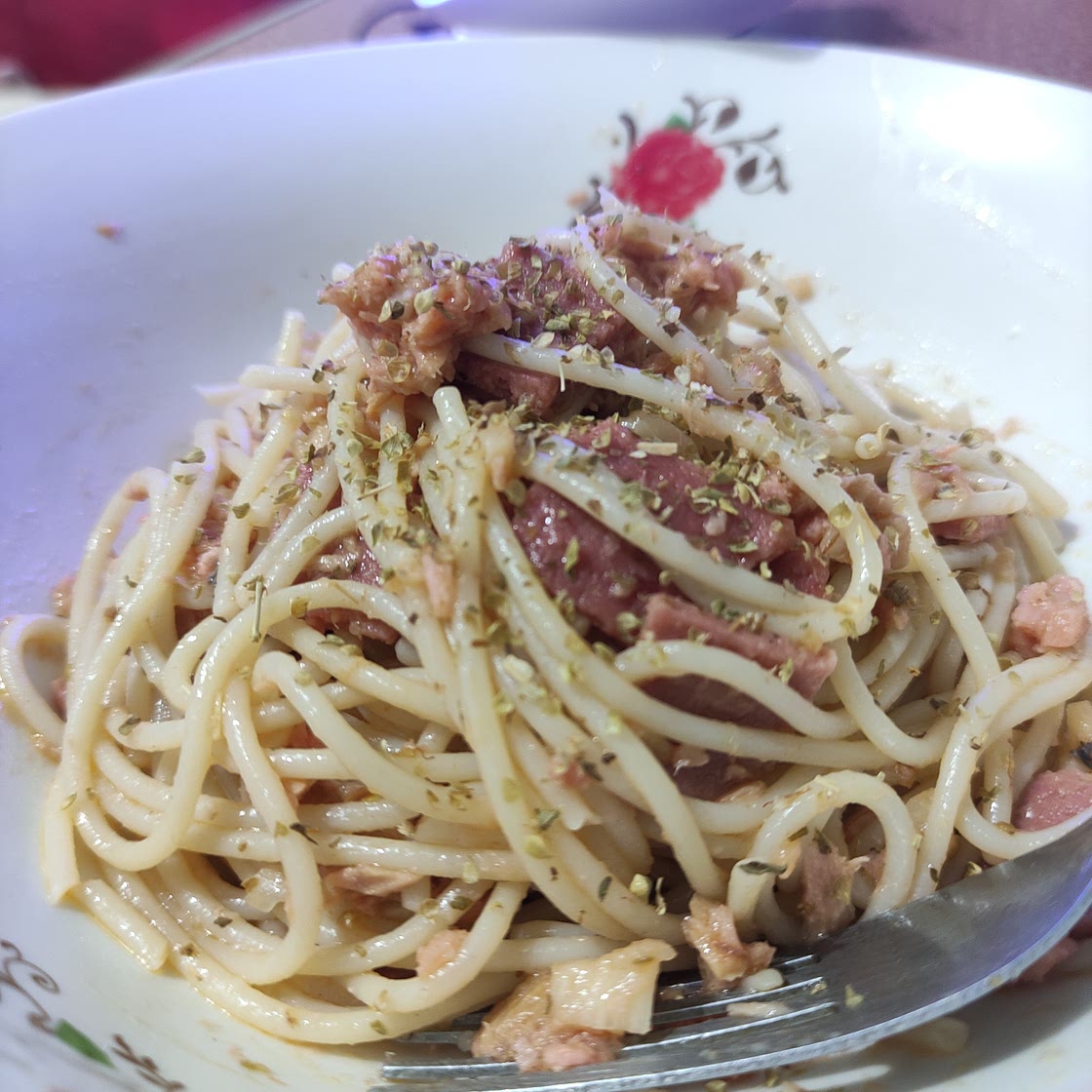 Tuna Pasta with Ham