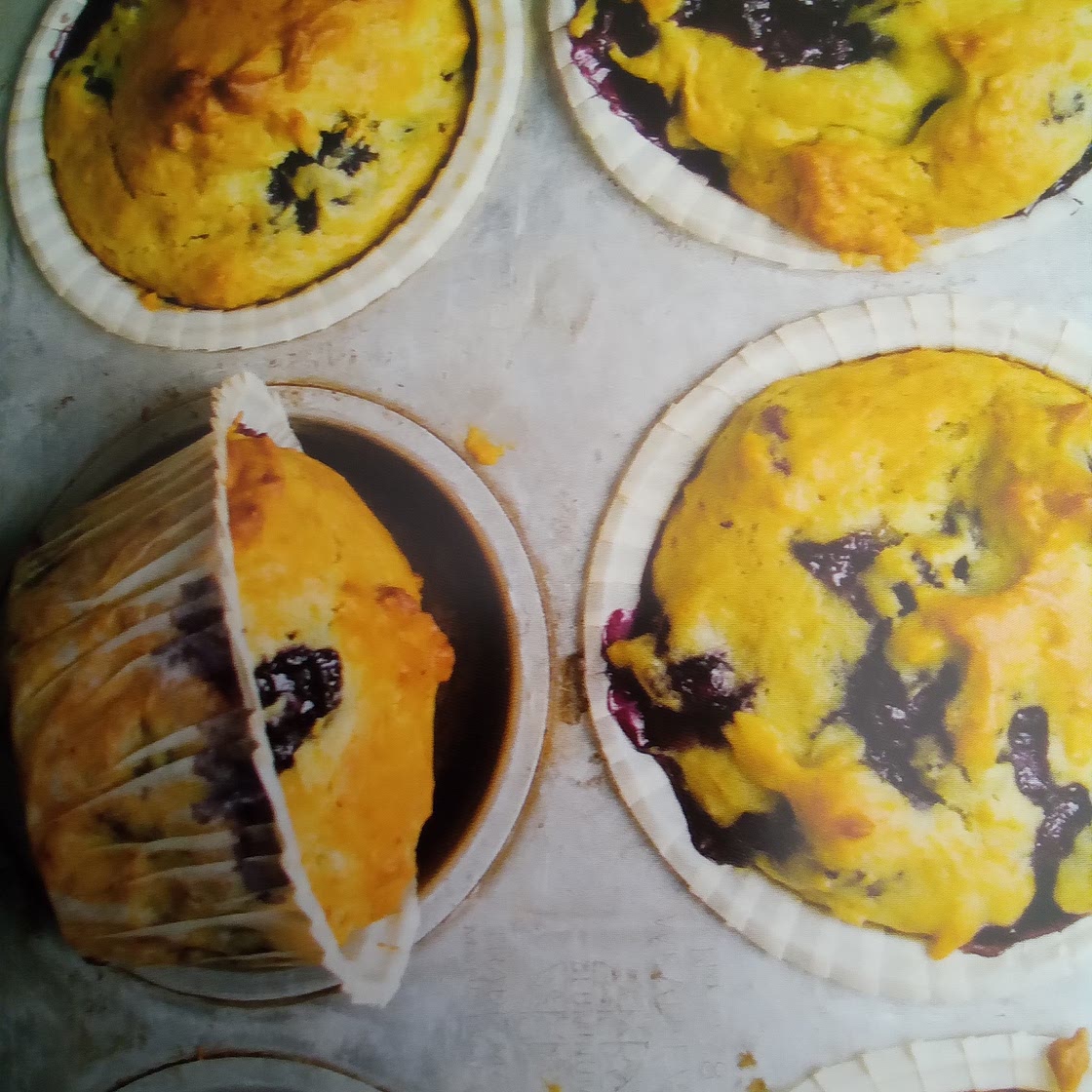Blueberry&Avocado Muffins