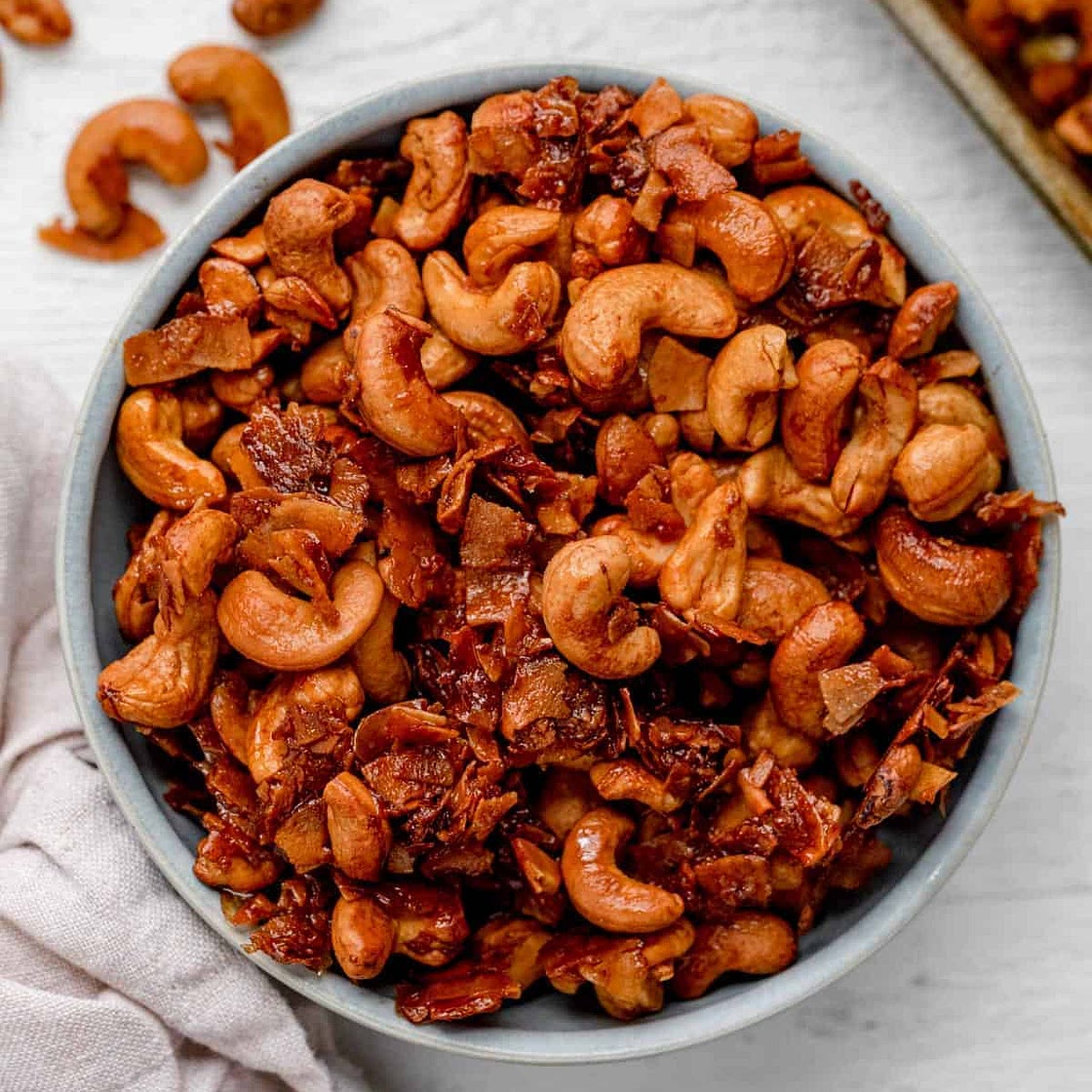 Roasted Cashews with Coconut
