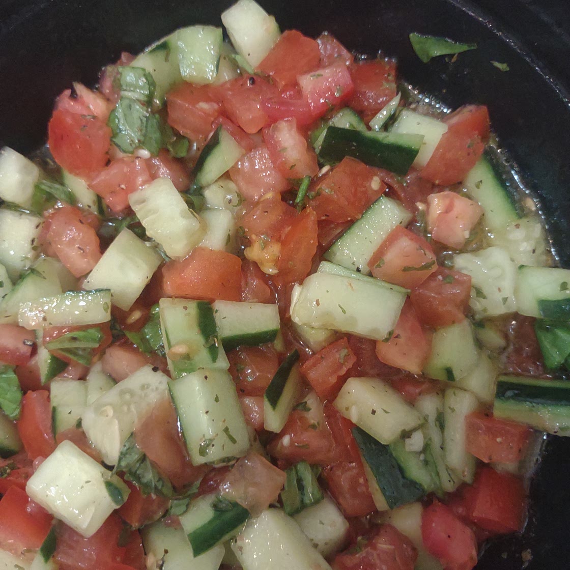 Cucumber Tomato Salad