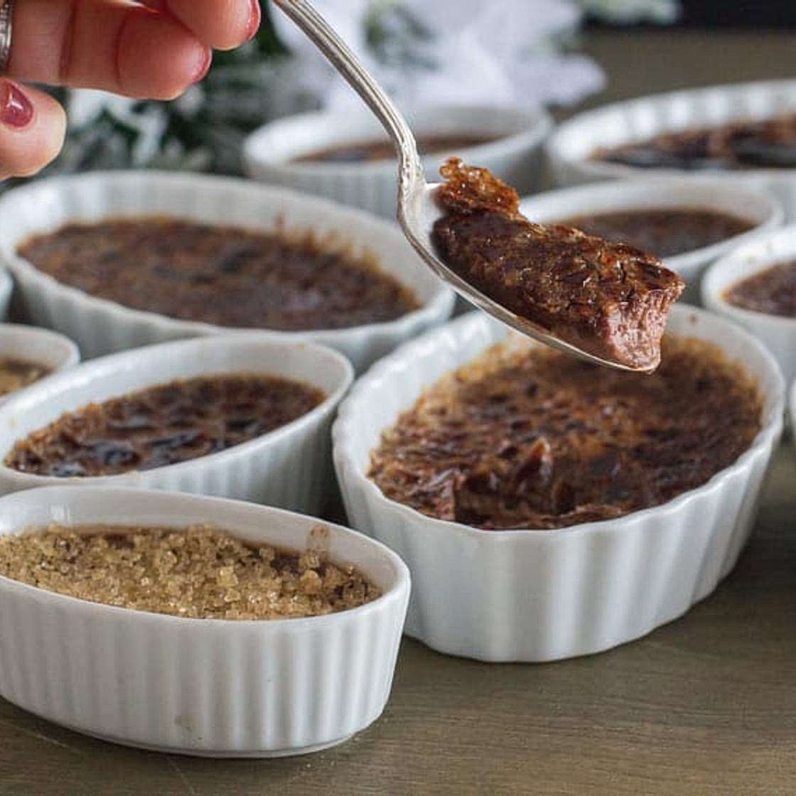 Low FODMAP Chocolate Crème Brûlée