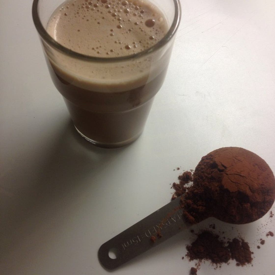 Varm choklad med ägg