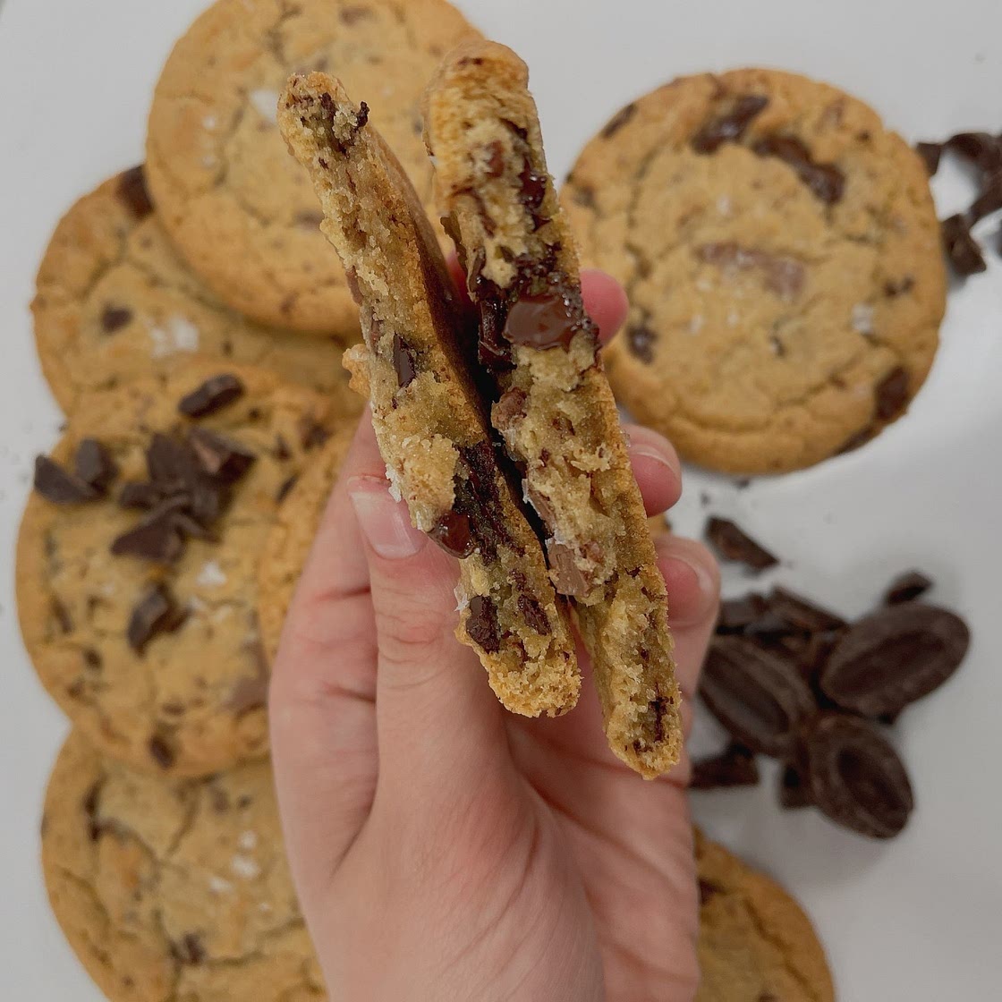 Brown butter chocolate chip cookies