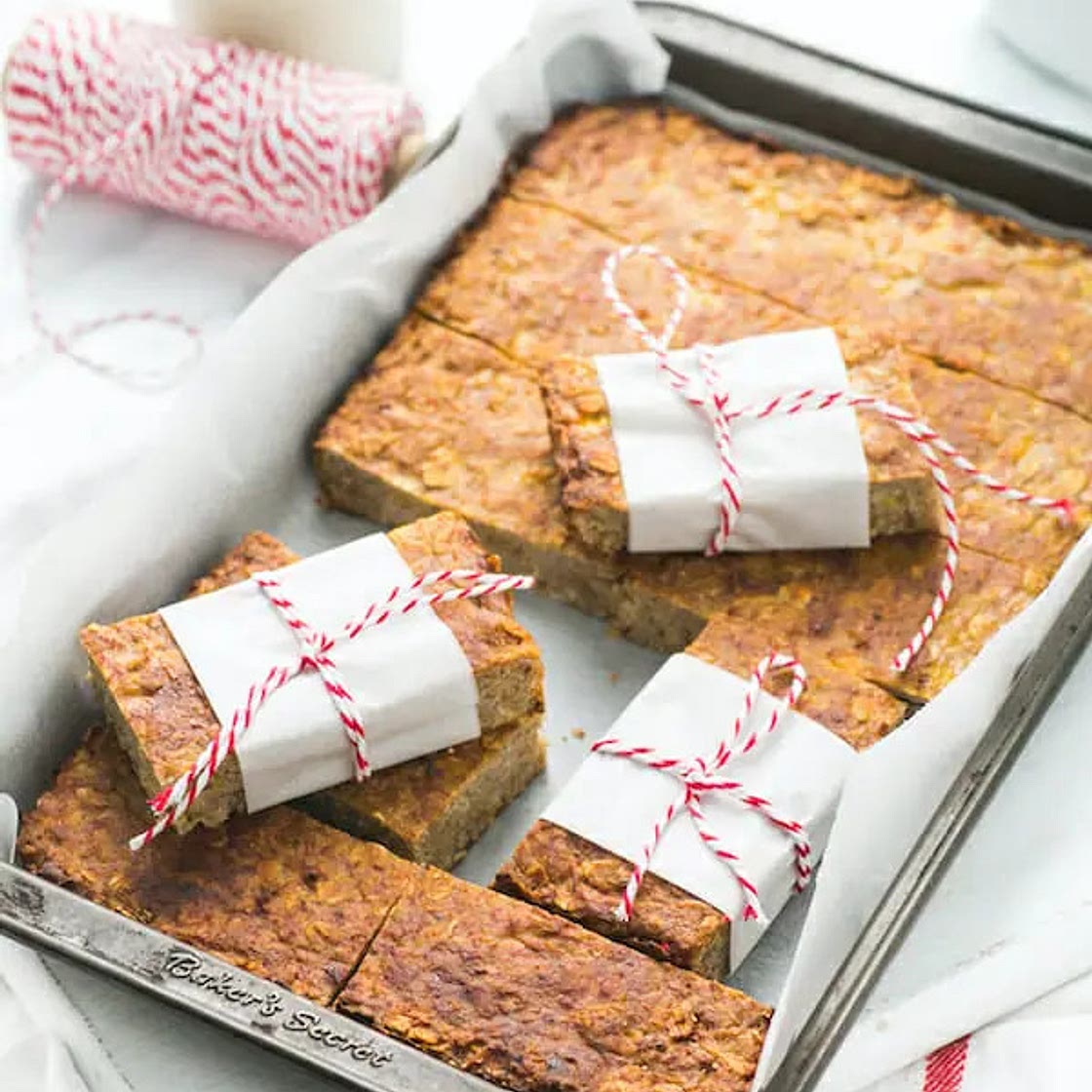 Peanut Butter & Banana Breakfast Bars