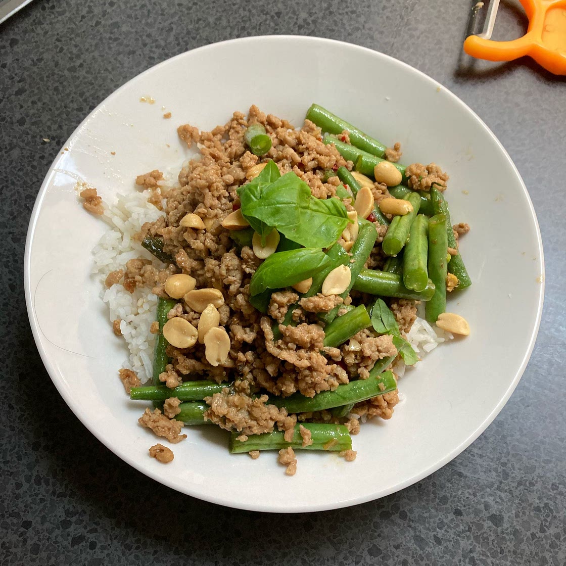 Chinese Pork Mince Stir-Fry recipe