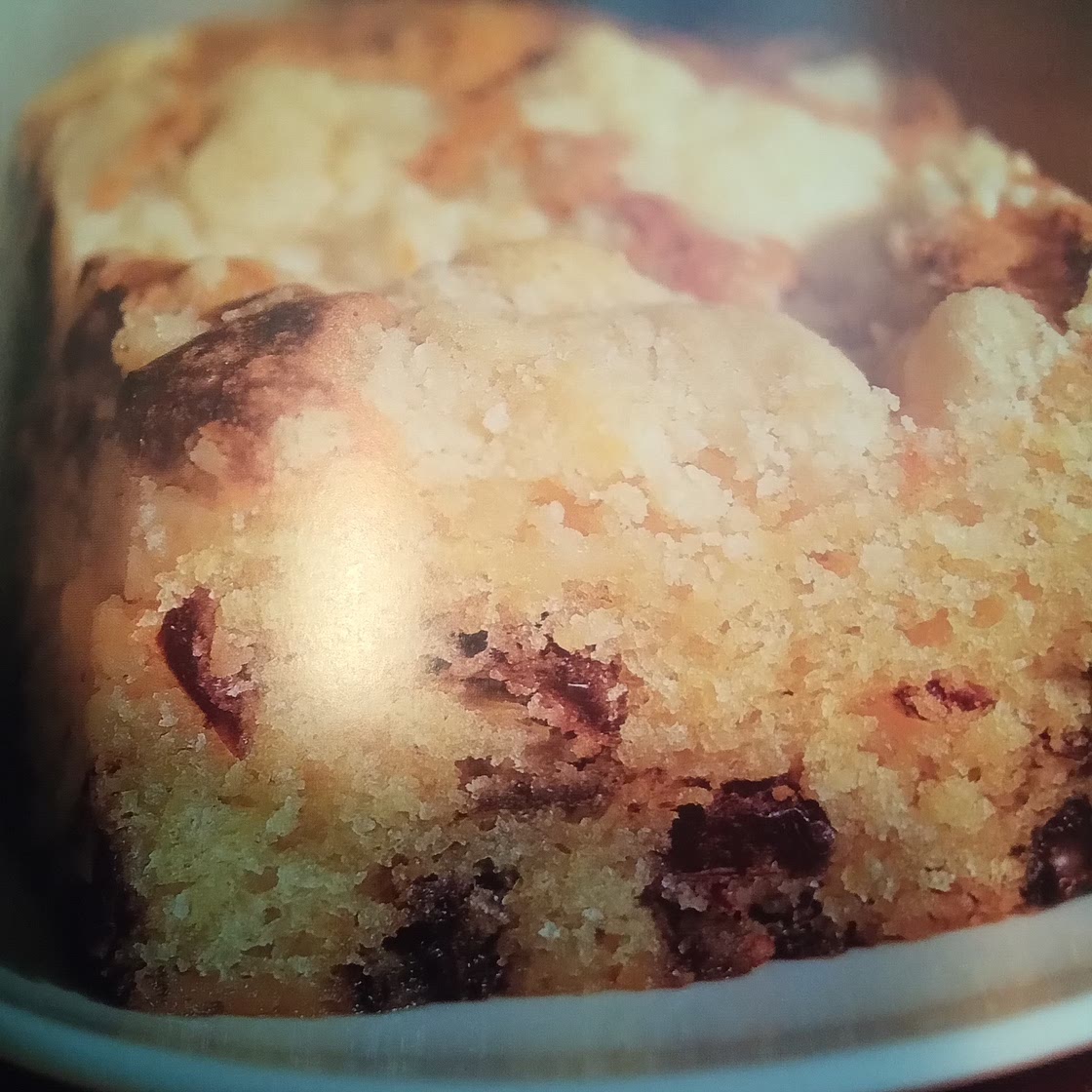 Cranberry Sour-Cream Coffee Cake with Streusel Topping