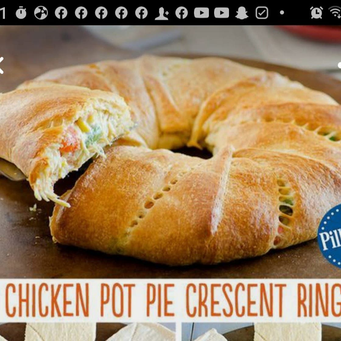 Chicken pot pie ring