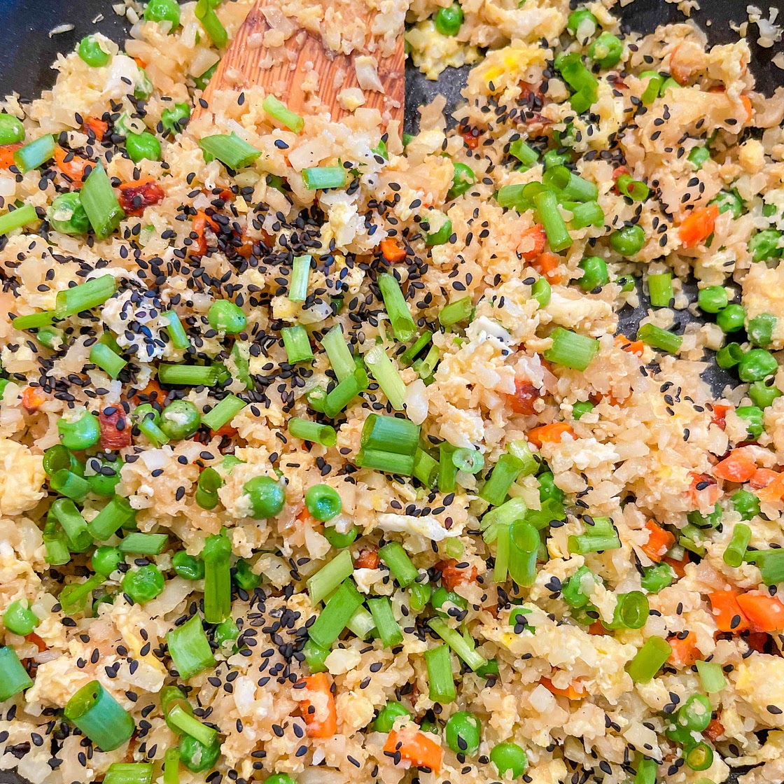 Cauliflower fried rice 