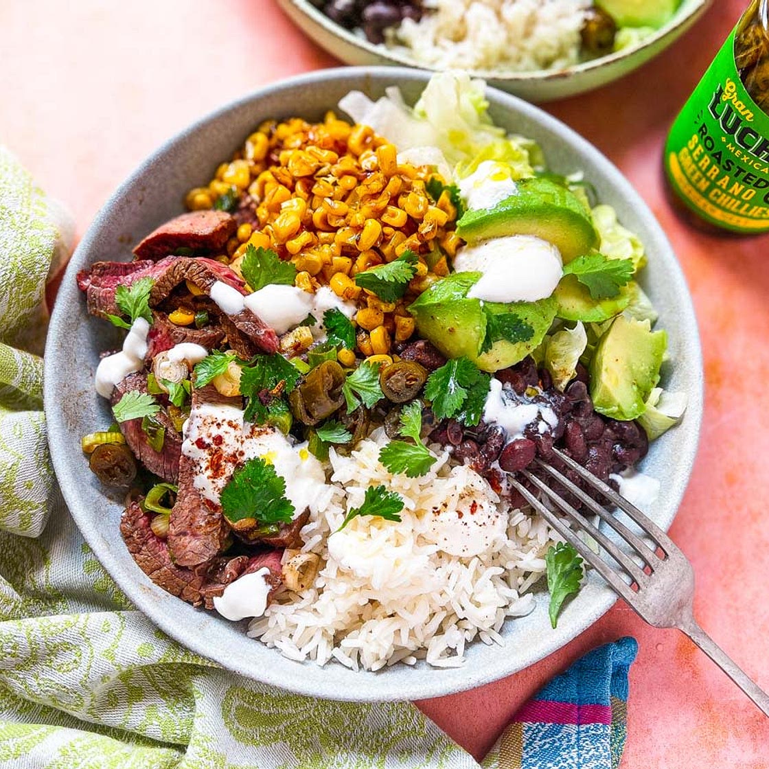 Burrito Bowl with Grilled Steak