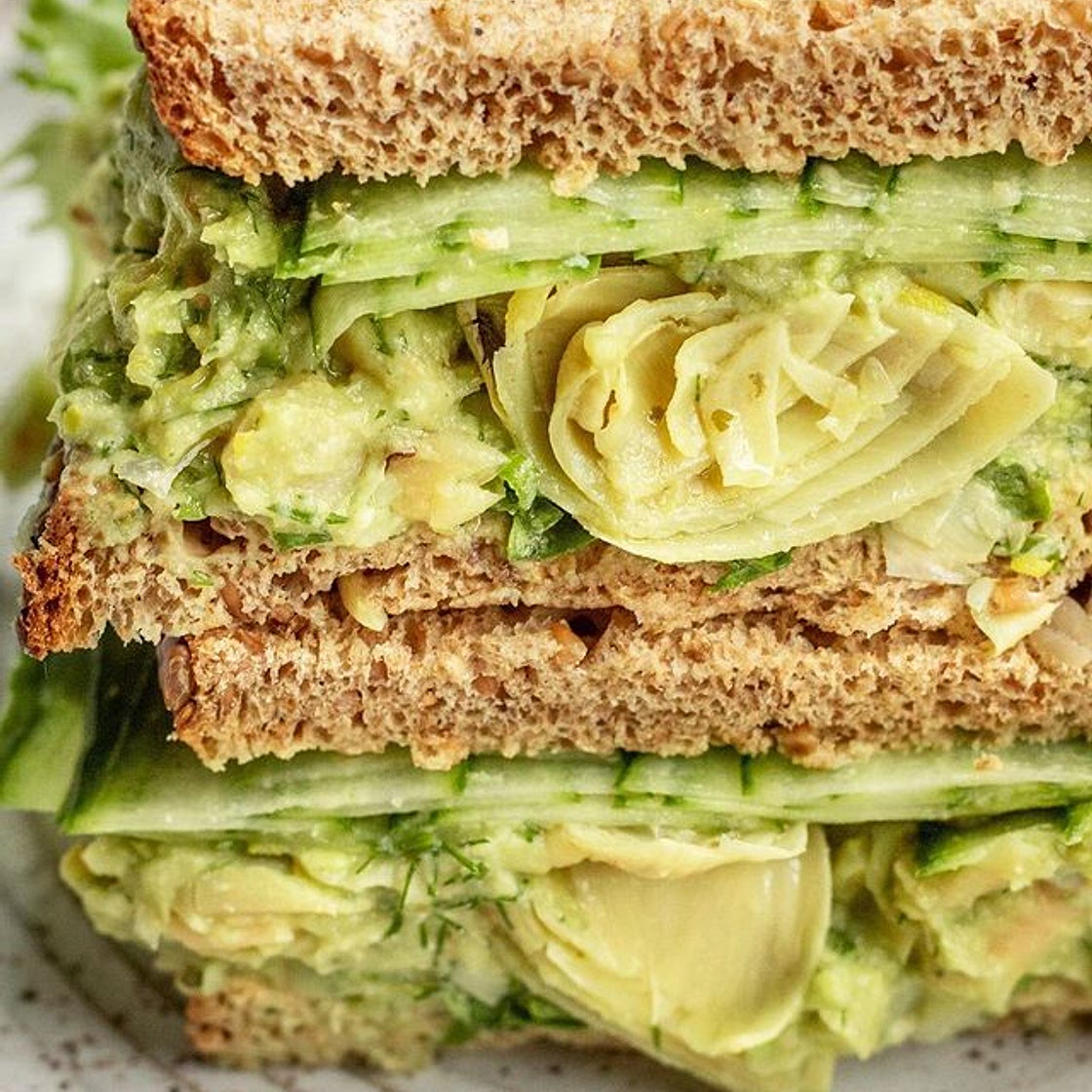 Avocado White Bean Sandwich