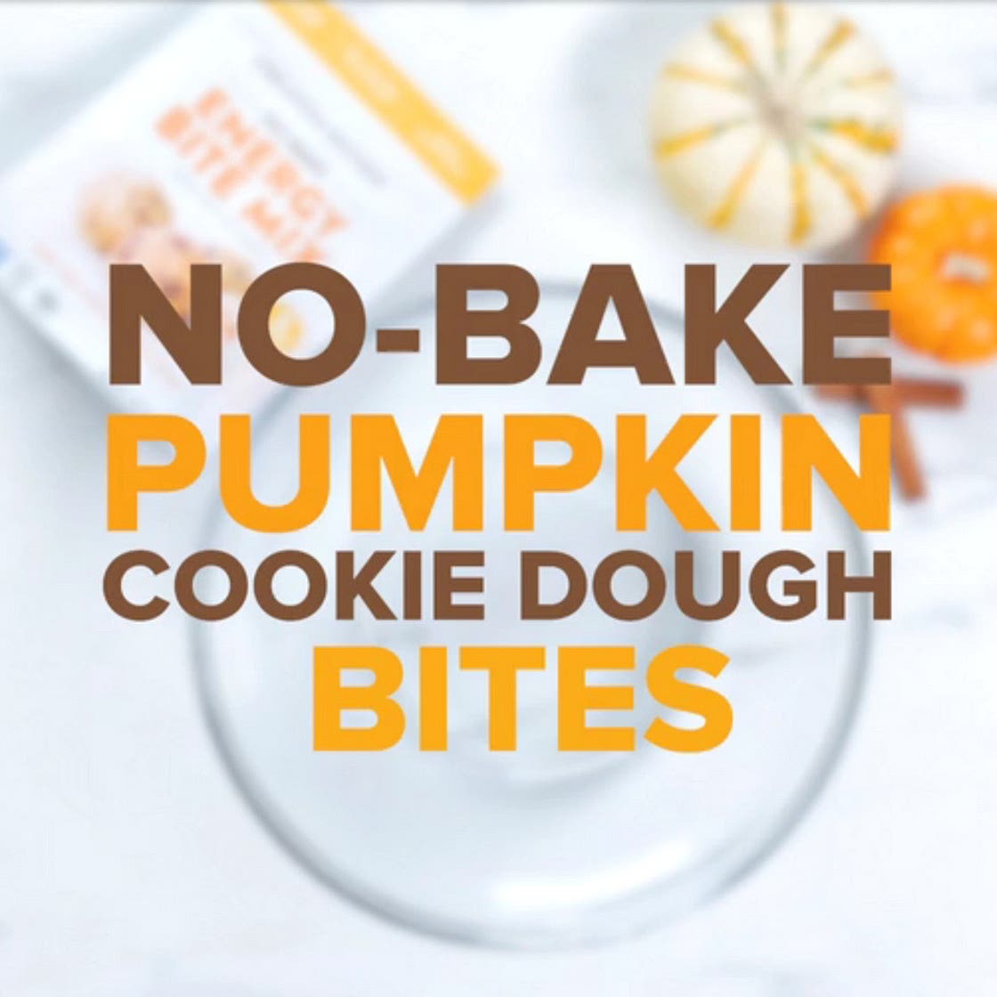 No-bake Pumpkin Pie Energy Bites
