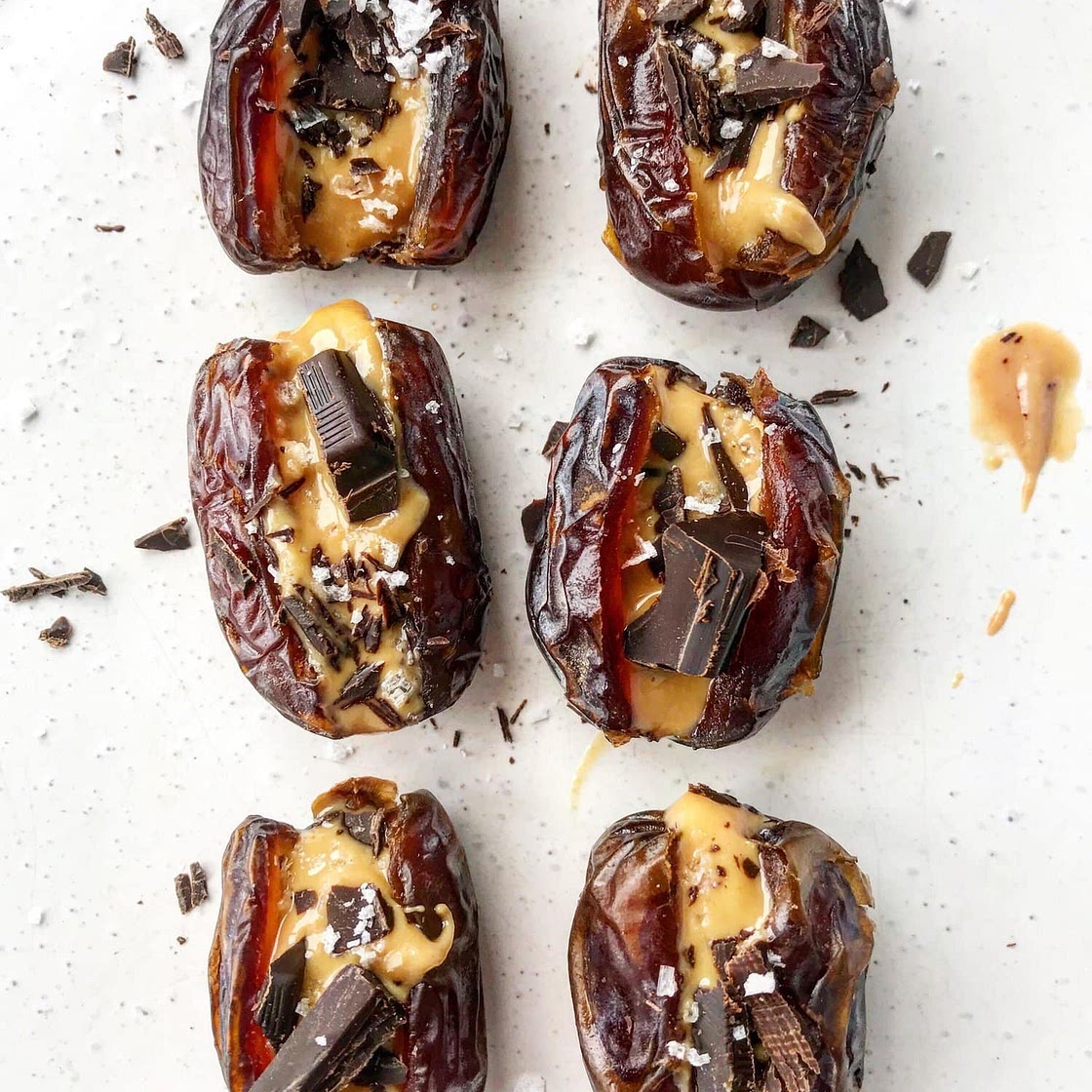 Peanut Butter Stuffed Medjool Dates
