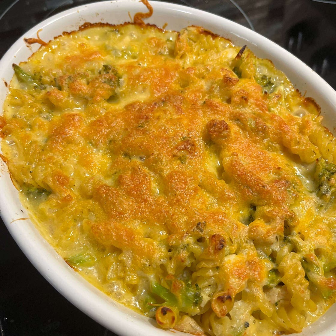 Broccoli Cheddar Chicken and Noodle Casserole