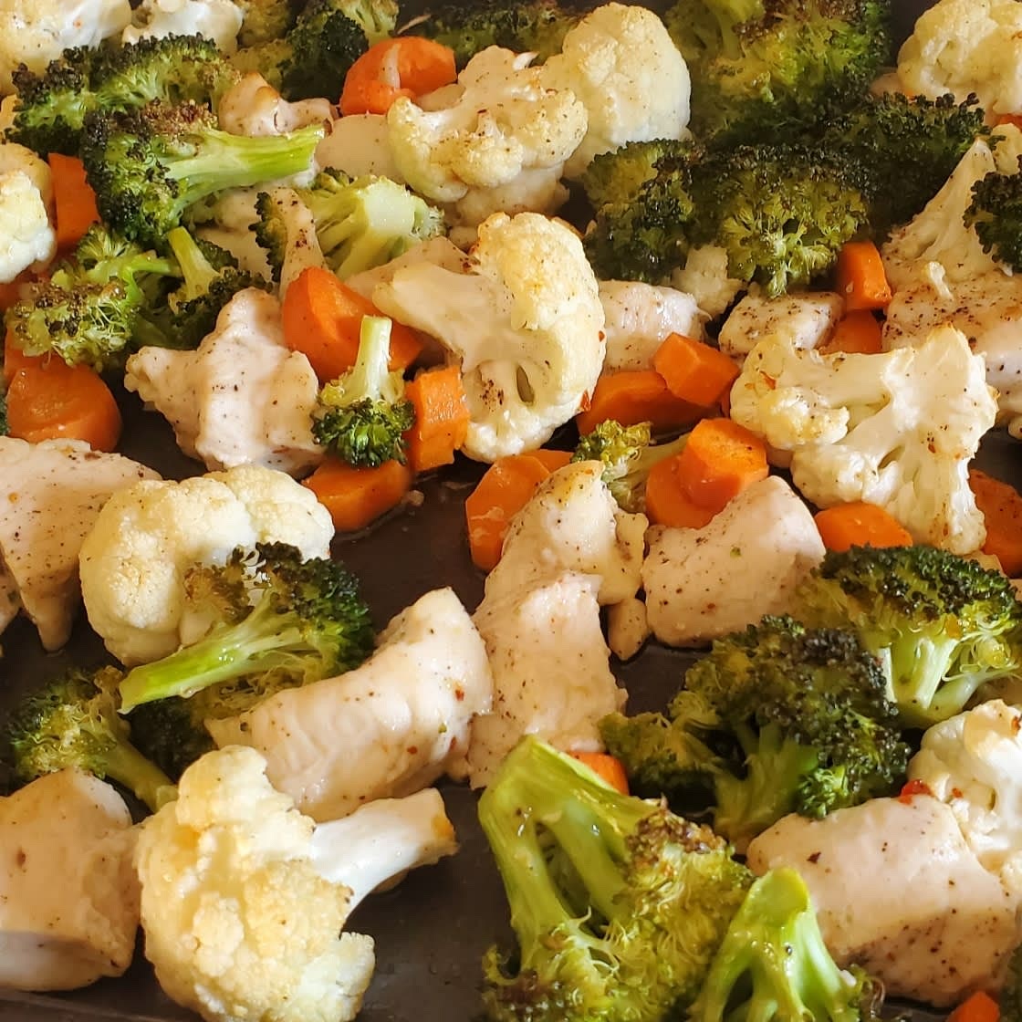 Sweet Chili Roasted Chicken and Vegetables