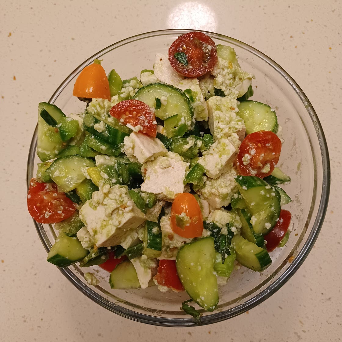 Tasty chopped salad