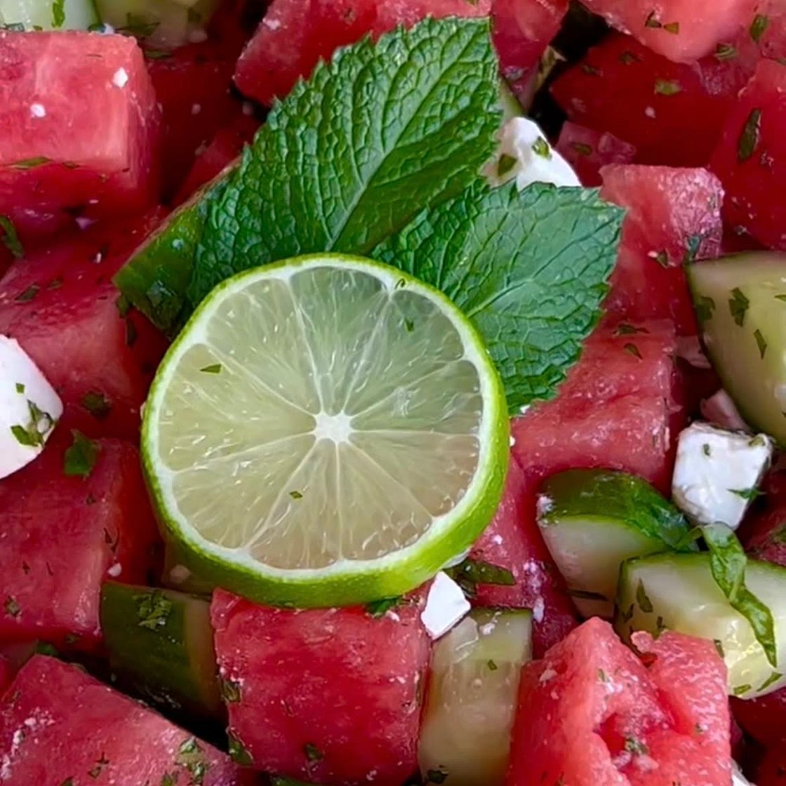 Watermelon Feta Salad 