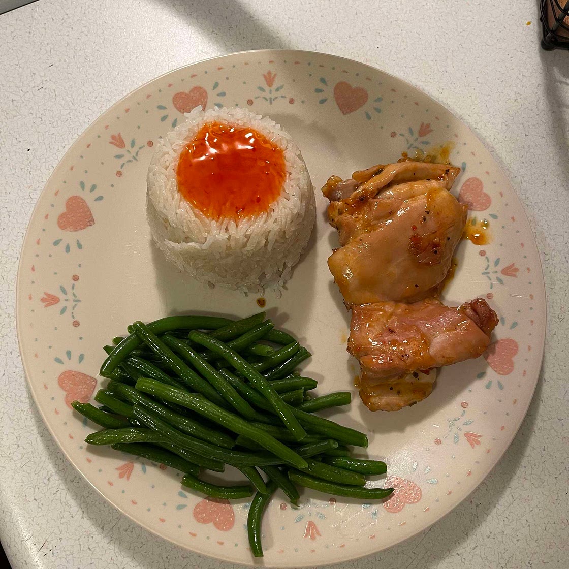 Sweet Chili Chicken and Basmati