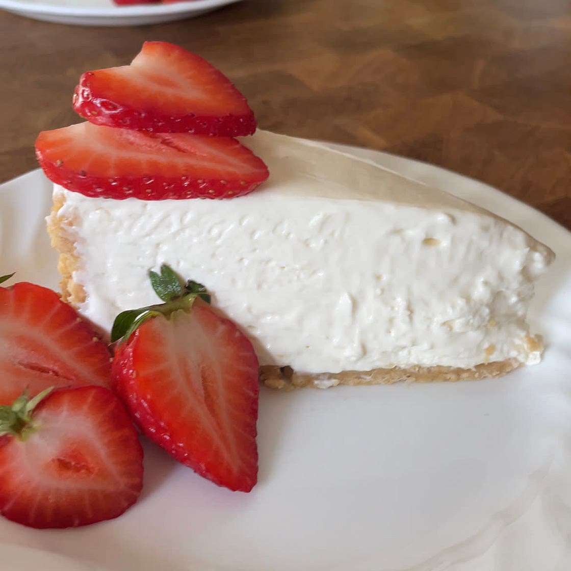 No-Bake Vanilla Cheesecake