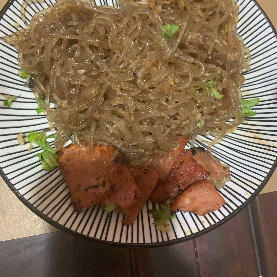 Thai styled vermicelli noodles