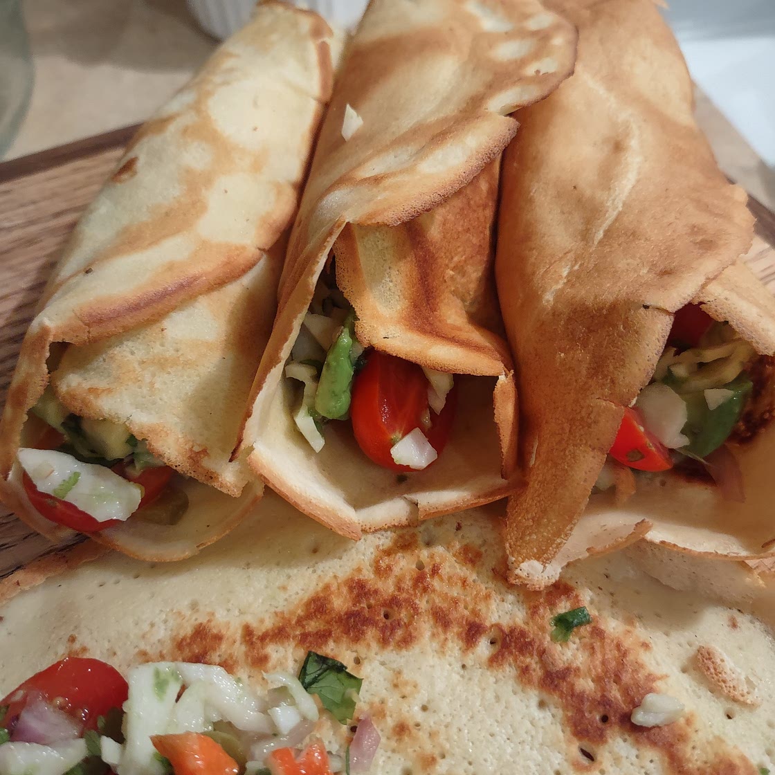 Crab Salad Crêpes